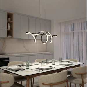 Coda modern LED pendant light 5 CCT