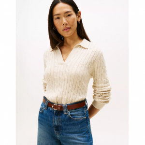 Tommy Hilfiger 麻花针织毛衣Polo衫