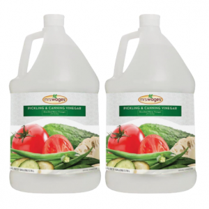 Mrs. Wages Pickling and Canning Vinegar, 128 Fl Oz (Pack of 2) @ Amazon