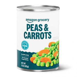 Amazon Grocery 罐装豌豆胡萝卜 15oz @ Amazon