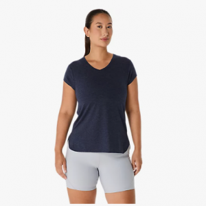 ASICS Heather 女士V领上衣