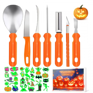 ZYSUN Pumpkin Carving Kit,Halloween Decorations Stainless Steel Pumpkin Carving Tools @ Amazon