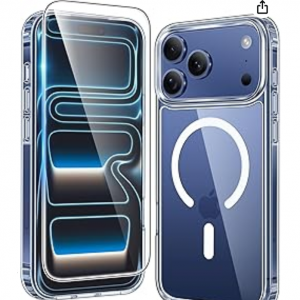 Amazon - FNTCASE iPhone 17 全系列 透明磁吸壳 + 钢化膜，现价$3.99起