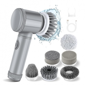 HFLYJPYW Electric Spin Scrubber - Shower Scrubber,Bathroom Scrubber Electric @ Amazon