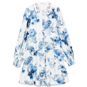 Alice+Olivia Junia printed mini dress