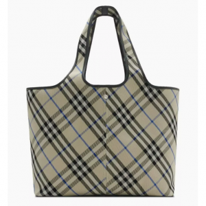 Burberry 中号格纹托特包