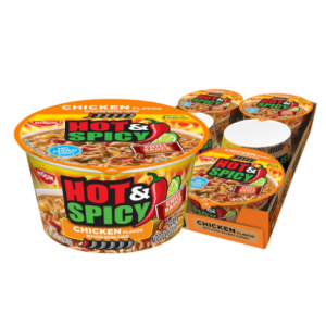 Nissin Hot & Spicy Ramen Noodle Soup, Chicken, 3.32 Ounce (Pack of 6) @ Amazon