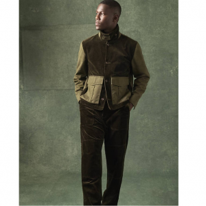 Banana Republic Corduroy & Canvas Jacket