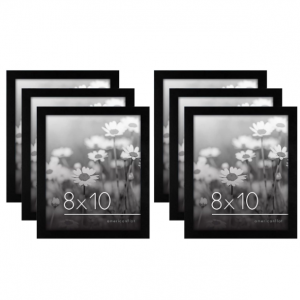 Americanflat 8x10 Picture Frame with Polished Plexiglass - Set of 6 @ Amazon
