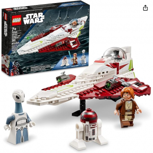 Amazon - 乐高星球大战欧比旺·克诺比的绝地星际战斗机 75333 积木玩具套装，8折