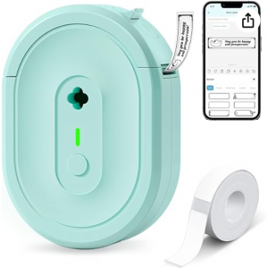 NDYIN Label Maker Machine with Tape, N12 Portable Bluetooth Label Printer for $7.99 @Amazon