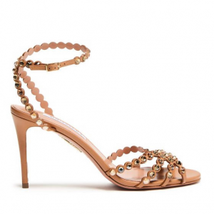 AQUAZZURA Tequila 85 高跟凉鞋