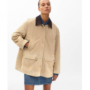 rag & bone Cassidy Calf 絨麵革夾克