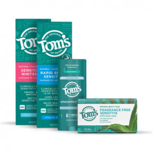 Tom's of Maine 敏感肌香皂与牙膏套装