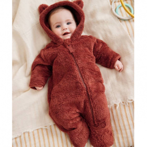 Hanna Andersson Baby Marshmallow Fleece Romper