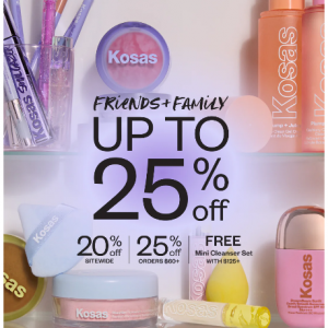 Kosas官网全场美妆护肤热卖 收遮瑕提亮液散粉蜜粉等