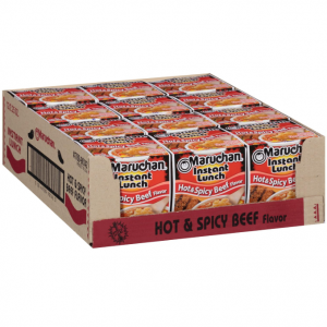 Maruchan 辛辣牛肉拉面 2.25oz 12包 @ Amazon