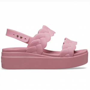 Crocs Brooklyn 编织低坡跟鞋