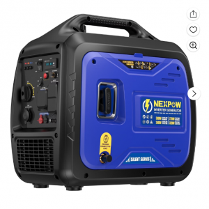 Walmart - NEXPOW 3500W 便携式逆变发电机，直降$870
