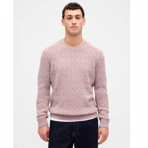 Gap Merino 羊毛混紡麻花針織毛衣