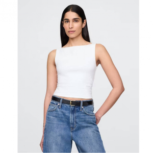 Gap CloseKnit 針織船領短款背心