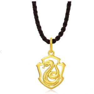 Harry Potter 999.9 Gold Slytherin Snake Necklace