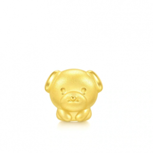 Charme 'Fate & Myth' 999 Gold Dog Charm
