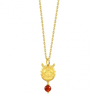 Chinese Gifting Collection 'Belief' 999.9 Gold Dragon Pendant