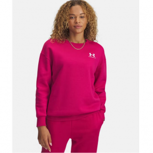 UA Icon Fleece 女士超大圆领卫衣