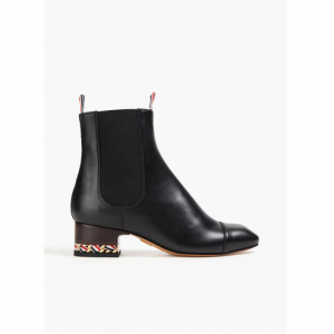 THOM BROWNE 皮革切尔西靴