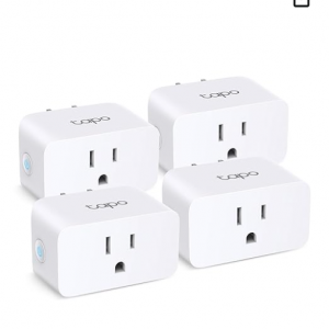 Amazon - TP-Link Tapo 迷你智能插座，兼容 Matter，15A 电流，折后价$23.97 