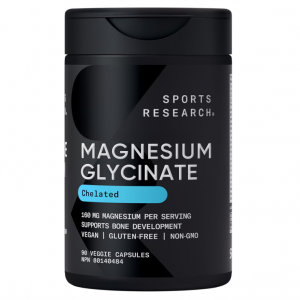 Sports Research® Magnesium Glycinate - 90 Count @ Amazon