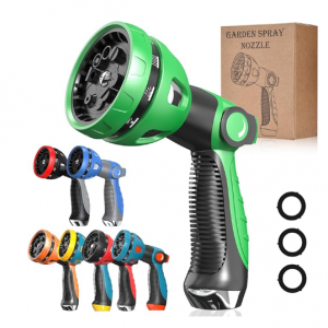 HmiL-U 10种模式花园水管洒水头 @ Amazon