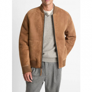 Vince Shearling Bomber Jacket