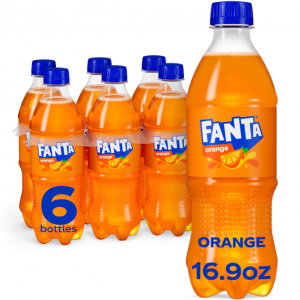 Fanta Orange, 16.9 Fl Oz, Pack of 6 @ Amazon