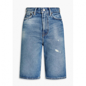 ACNE STUDIOS 做舊褪色牛仔短褲