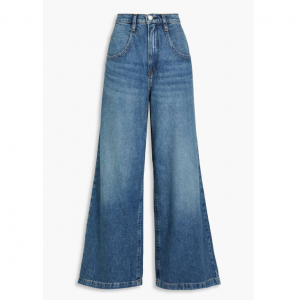 FRAME 高腰闊腿牛仔褲