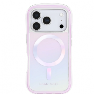 适用于 iPhone 17 Pro  的果冻泡泡图案手机壳,支持MagSafe