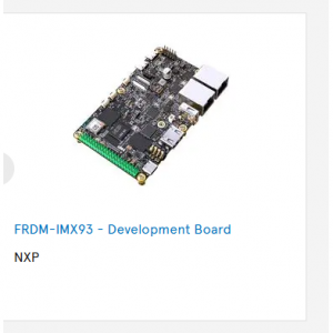 FRDM-IMX93 Development Board, i.MX 9352, 64bit, ARM Cortex-A55/M33 for $108.41 @Newark	