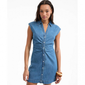 Veronica Beard Maura 牛仔迷你連衣裙