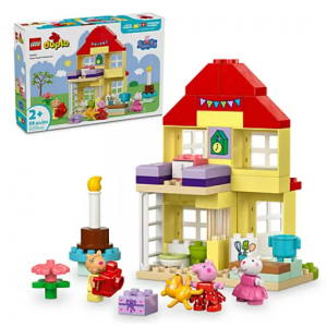 LEGO DUPLO小猪佩奇生日屋玩具套装