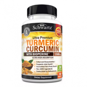 BioSchwartz Turmeric Curcumin with BioPerine -- 1500 mg - 90 Veggie Caps