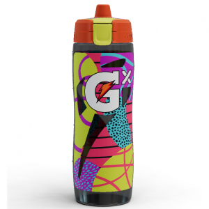 Gx Patterned Water Bottle - Shadow 30 oz