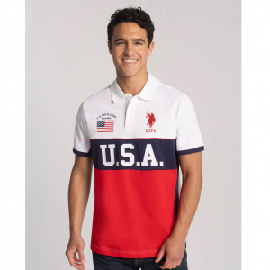 U.S. Polo Assn. USA Colo Block Pique Polo衫