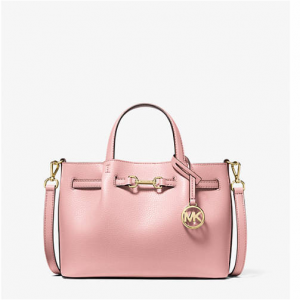 Michael Kors Outlet Carson Small Pebbled Leather Satchel