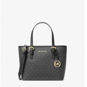 Michael Kors Outlet Jet Set Travel Extra-Small Logo Top-Zip Tote Bag