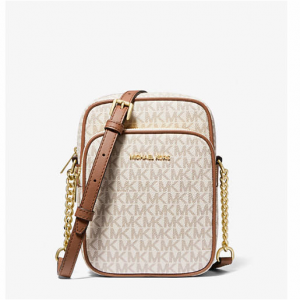 Michael Kors Outlet Jet Set Travel Medium Logo Crossbody Bag