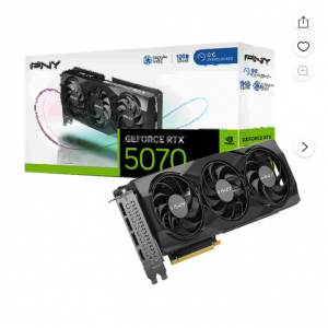 $102 off PNY NVIDIA GeForce RTX™ 5070 OC Triple Fan, Graphics Card 12GB GDDR7 @Walmart