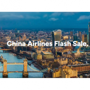 Fly China Airlines to London from just $1419 return with 2 checked bags included