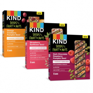 KIND Bars Seeds, Fruit and Nuts Variety Pack, 18 Count @ Amazon